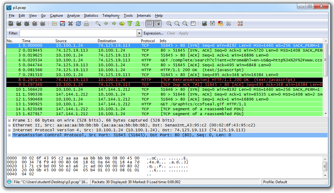 wireshark packet capture download